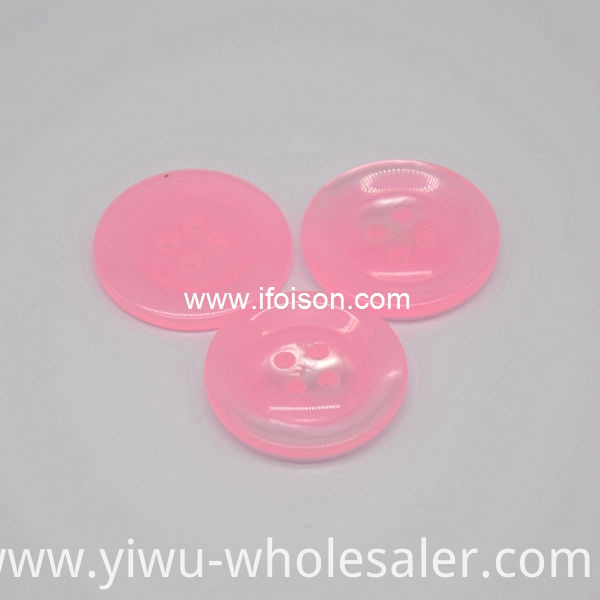 Polyester button with Candy color for Lady's shirt